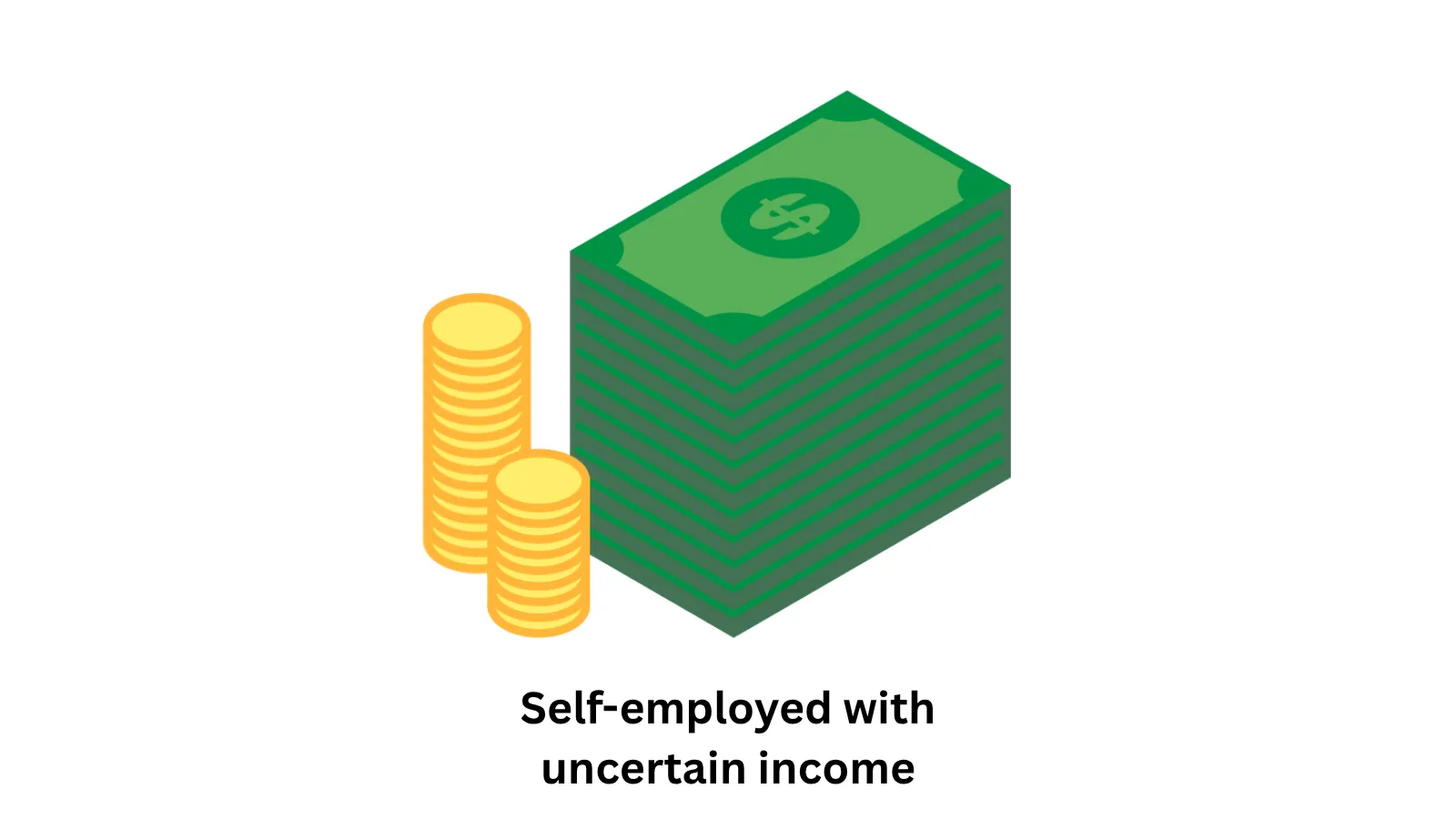 A self-employed person pays the full health insurance premium alone: GKV contributions follow income up and down, while PKV premiums stay fixed to the tariff even when income falls