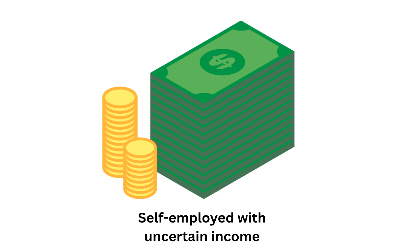 A self-employed person pays the full health insurance premium alone: GKV contributions follow income up and down, while PKV premiums stay fixed to the tariff even when income falls